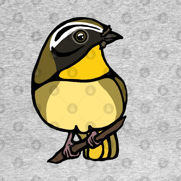 Common Yellowthroat Warbler Graphic by New World Aster 